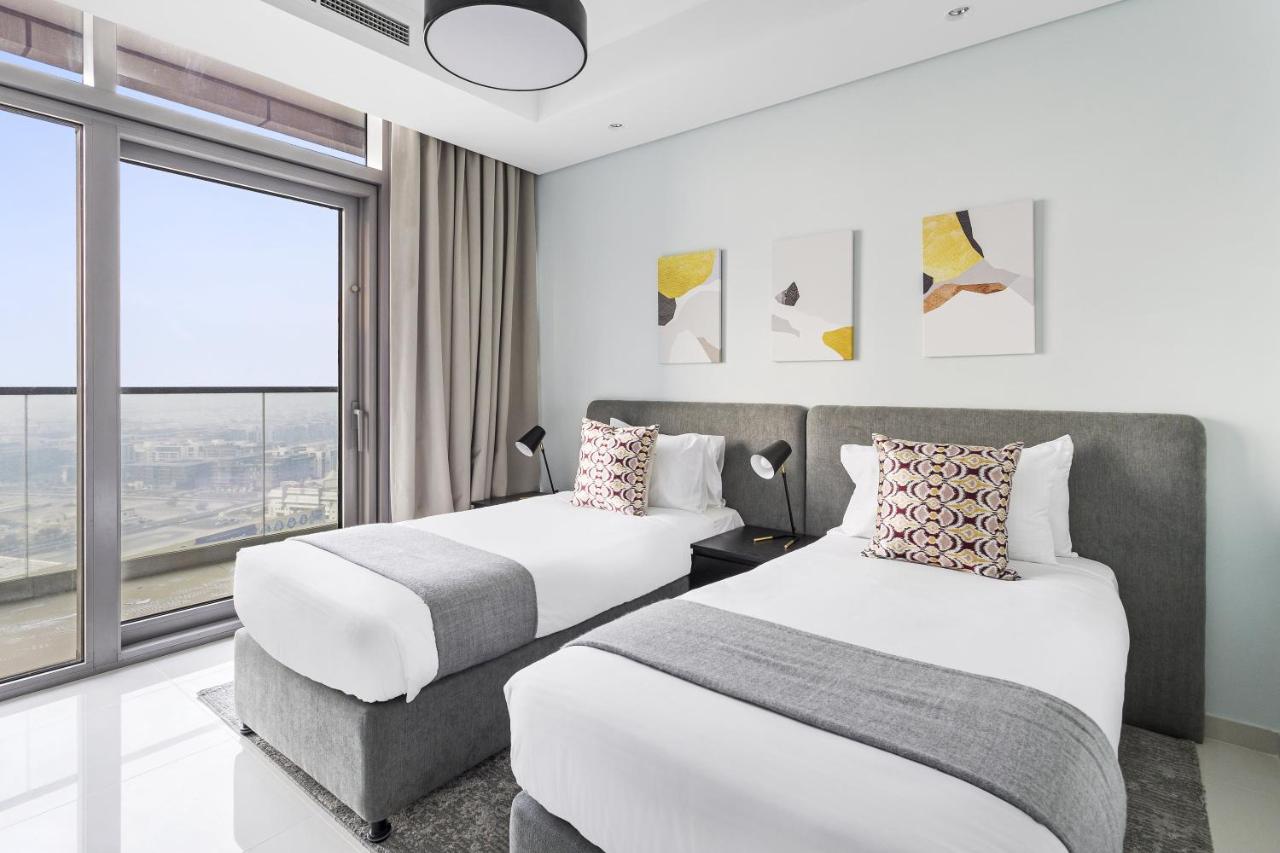Aliving Luxury 2Br With Infinity Pool At Paramount Hotel Midtown Close To Dubai Mall & Burj Khalifa Exterior foto