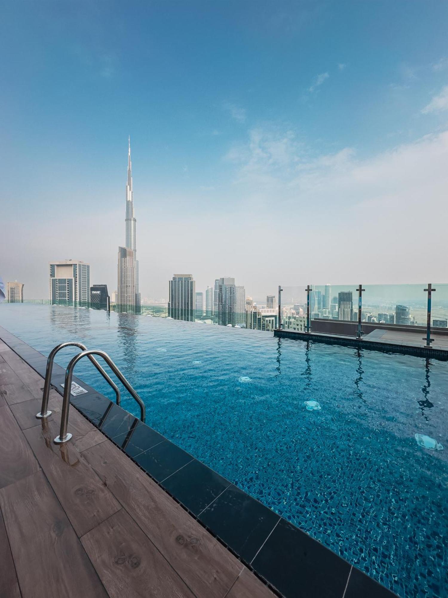 Aliving Luxury 2Br With Infinity Pool At Paramount Hotel Midtown Close To Dubai Mall & Burj Khalifa Exterior foto